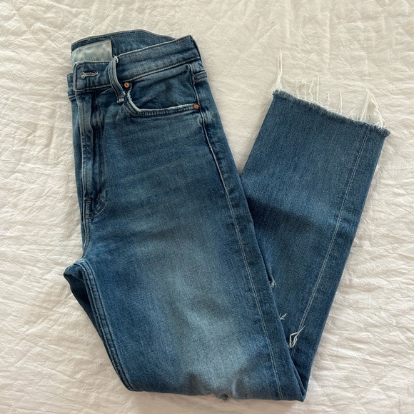 Mother High Waisted Rider Ankle Jeans - Picture 4 of 10